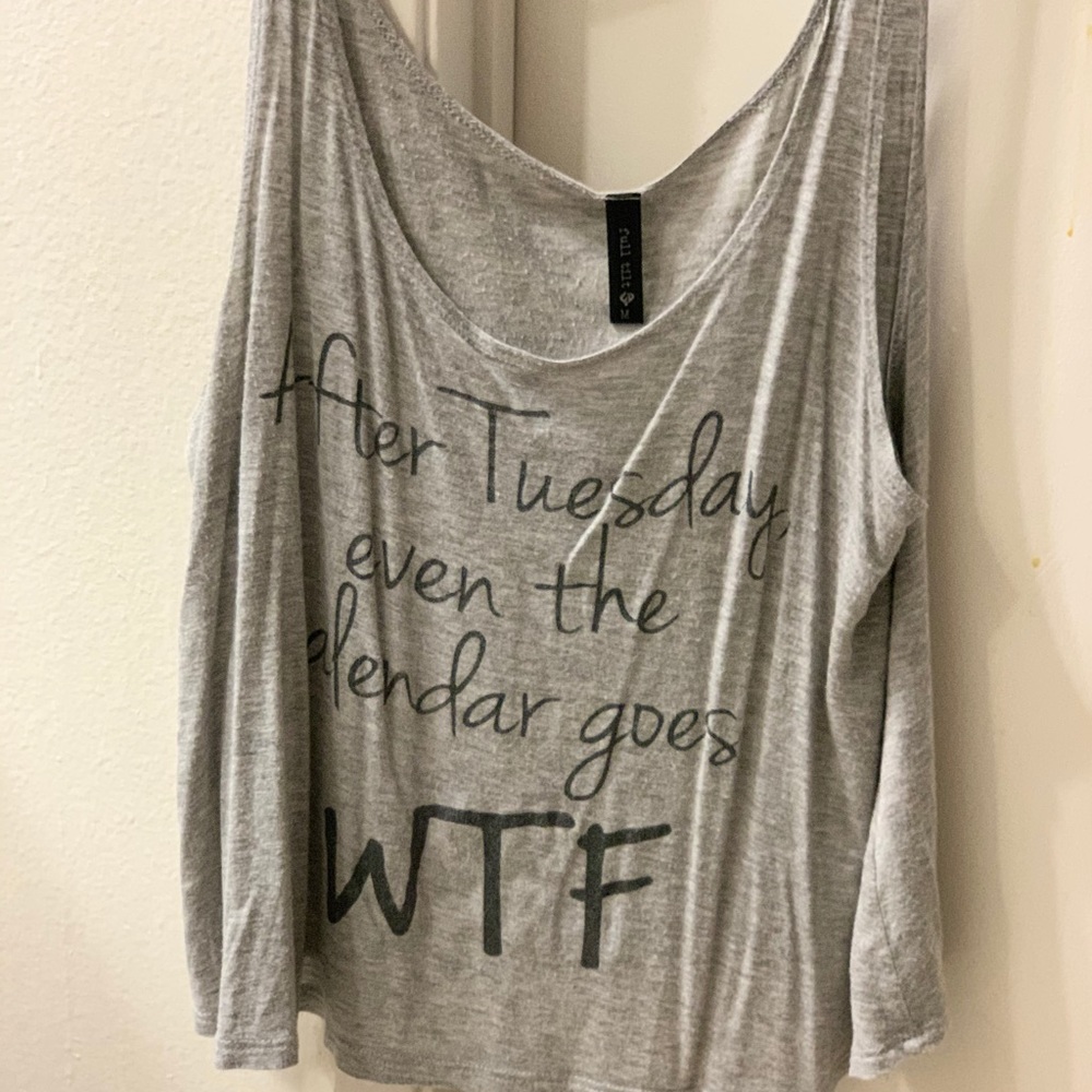 Grey tank top